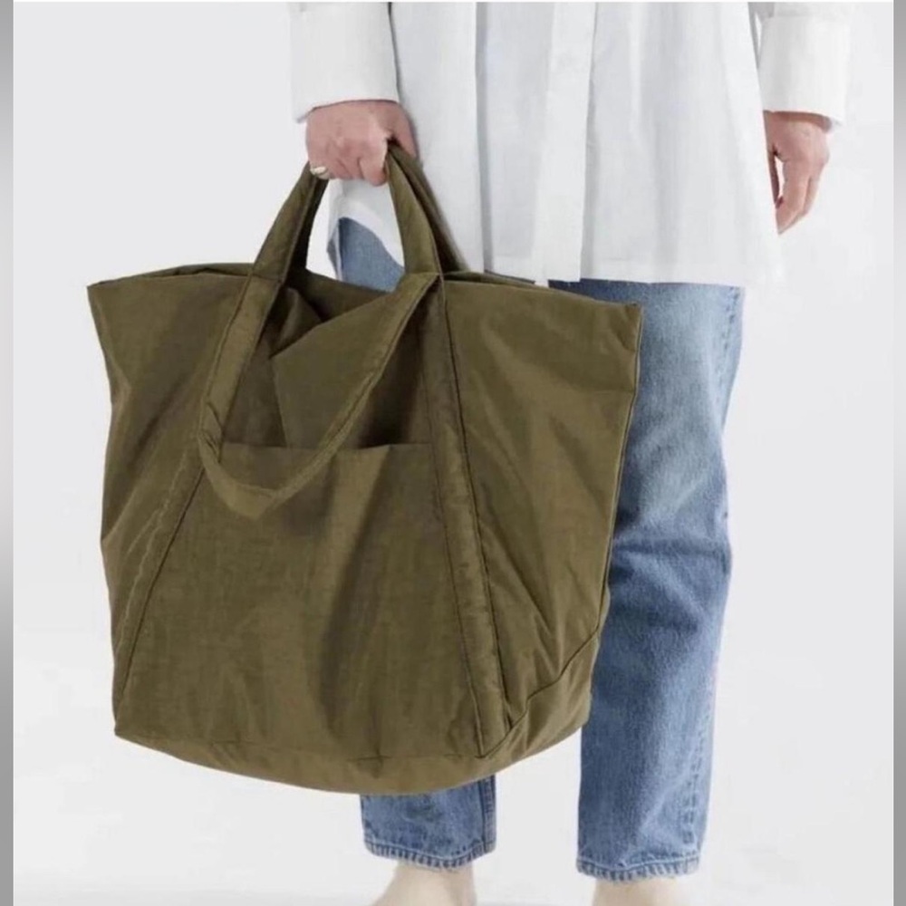 BAGGU Olive Green Tote Bag